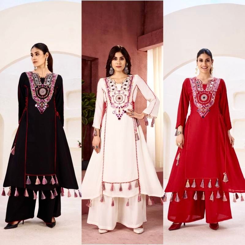 Elegant Pakistani-Inspired 2-Piece Set